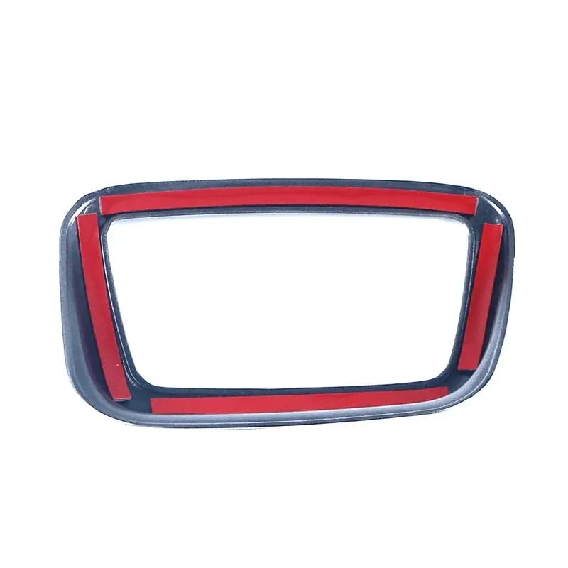 For Hyundai Tucson NX4   Car Interior Styling Headlight Head Light Switch Button Cover Frame Trim Carbon Fiber Refit