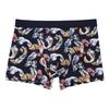 Cotton High Waisted Men's Underwear with Sexy Printed Four Cornered Underwear
