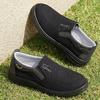 Chaussures en toile pour homme - Confortables, à semelle plate, respirantes pour l'été, Chaussures de sport d'extérieur en toile pour homme