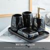OLOEY Ceramic 5-Piece Bathroom Accessory Set