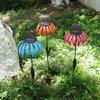 Wild Bird Feeder Anti-Rust Coneflower Outdoor Metal Bird Feeders with Stand