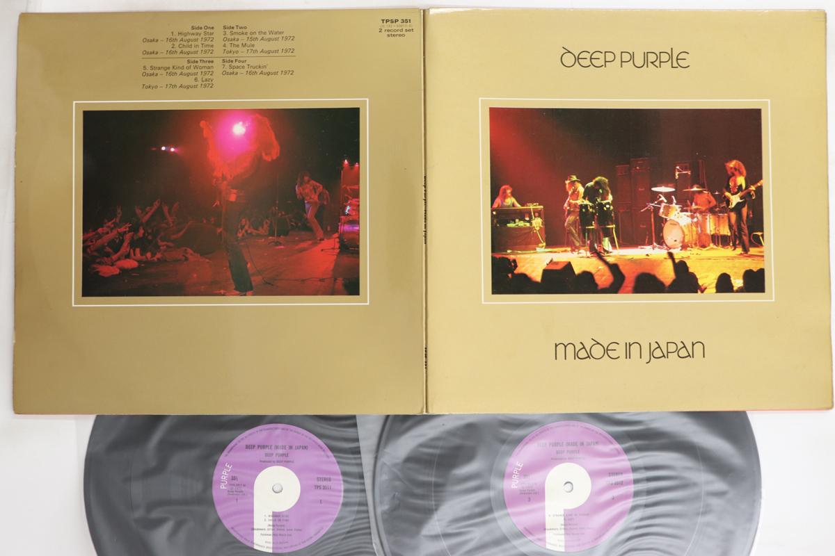 

LP Пластинка DEEP PURPLE - Made In Japan TPS35112 PURPLE 1973 UK Рок Б/У