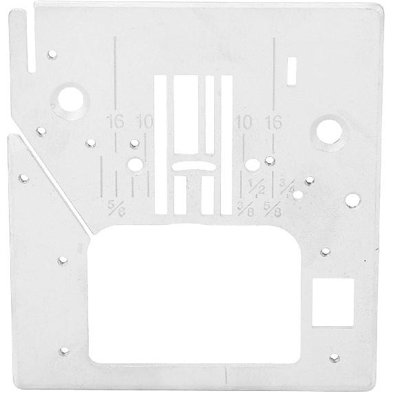 Steel Needle Plate for Singer XL-550, XL-580, SEQS-6700, XL-400, SEQS-6000, XL-420 Sewing Machines, Q235 Steel