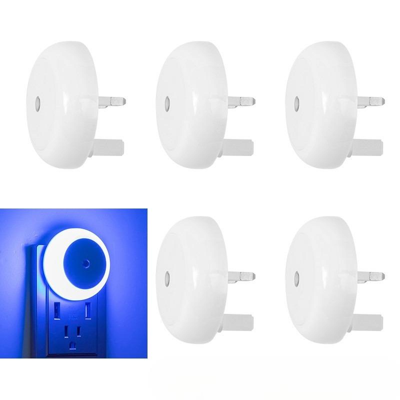 Plug In Light Controlled Sensor Smart Night Light With  Control Switch Suitable For Corridors, Bedrooms, Children's Rooms, Kitchens Stairs.
