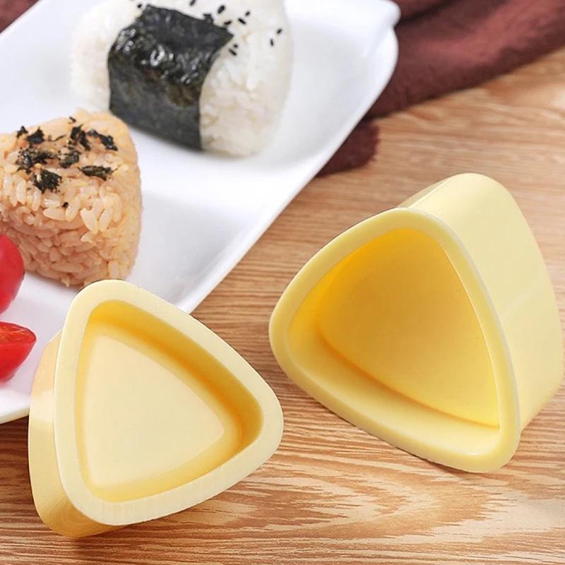 Japanese Triangular Sushi Rice Ball Mold Set, Baby and Children's Rice Ball Mold, Food-grade Diy Rice Ball Magic Tool Sushi Mold