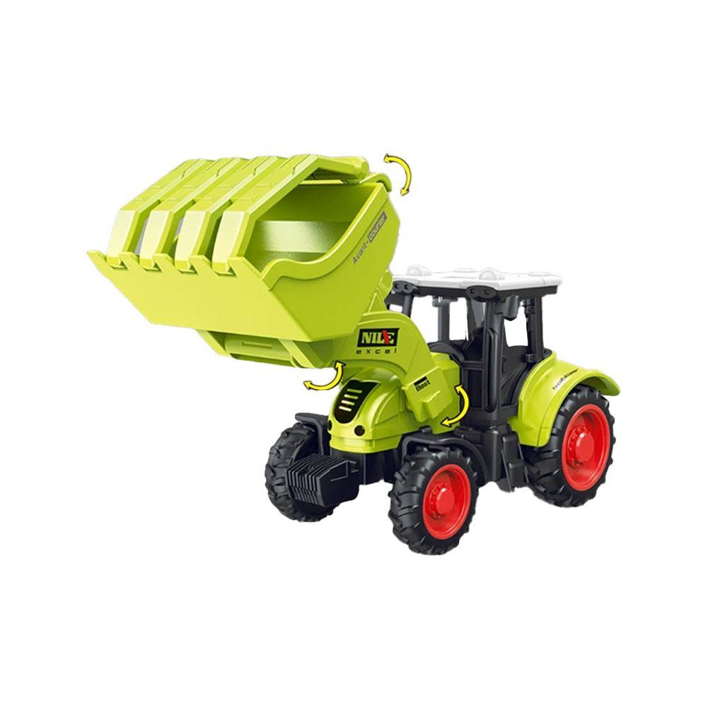 Simulations-Landwirtschaftsfahrzeuge Mini-Automodell Ingenieurfahrzeugmodell Traktor Ingenieurfahrzeug Traktor Spielzeugmodell für Kinder Geschenk