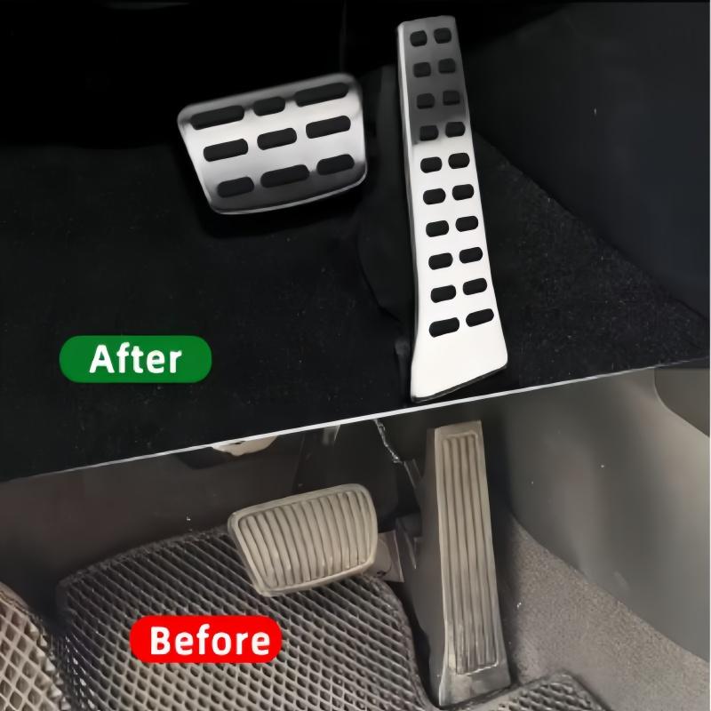 AT MT For Hyundai Sonata Santa Fe Tucson IX35 I40 Elantra for Kia Sorento Sportage Optima K3 K5 2010-2015 Steel Car Pedal Cover