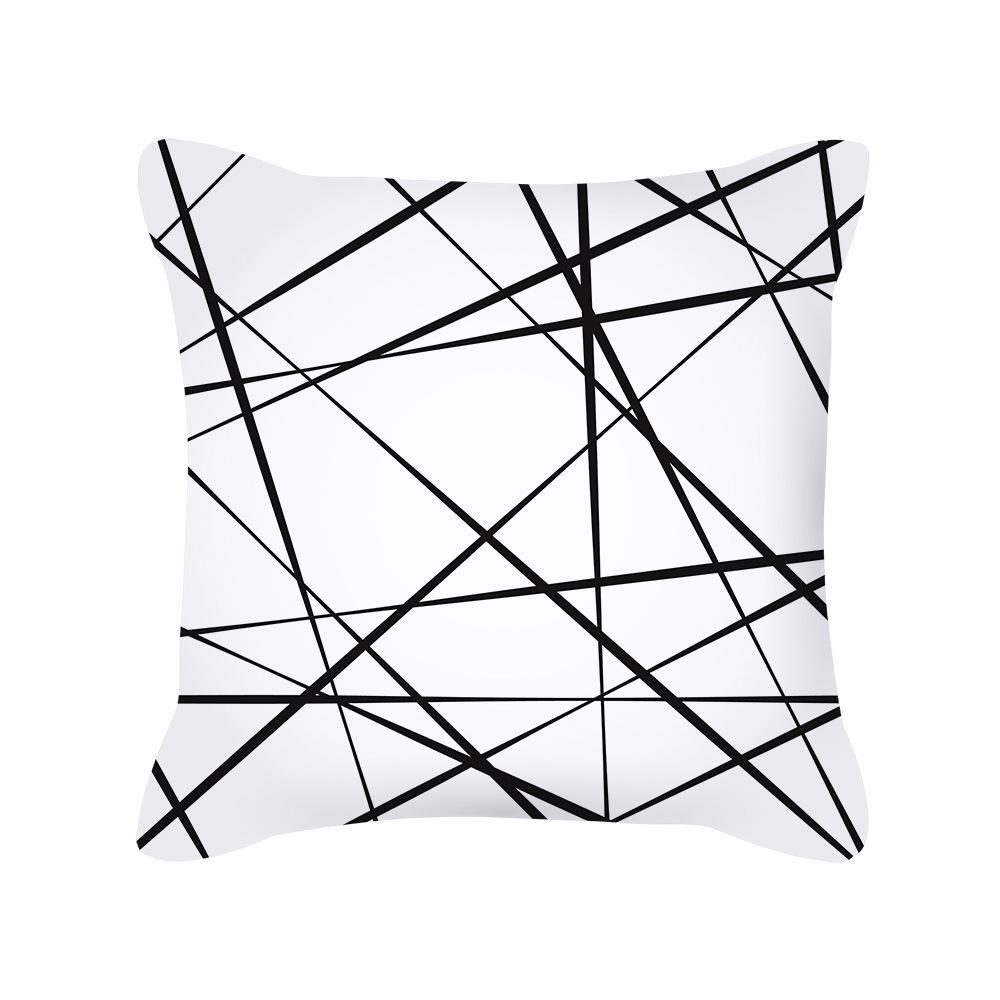 Home Cushion Cover Sofa Throw Pillowcase Modern Geometric Abstract  Office