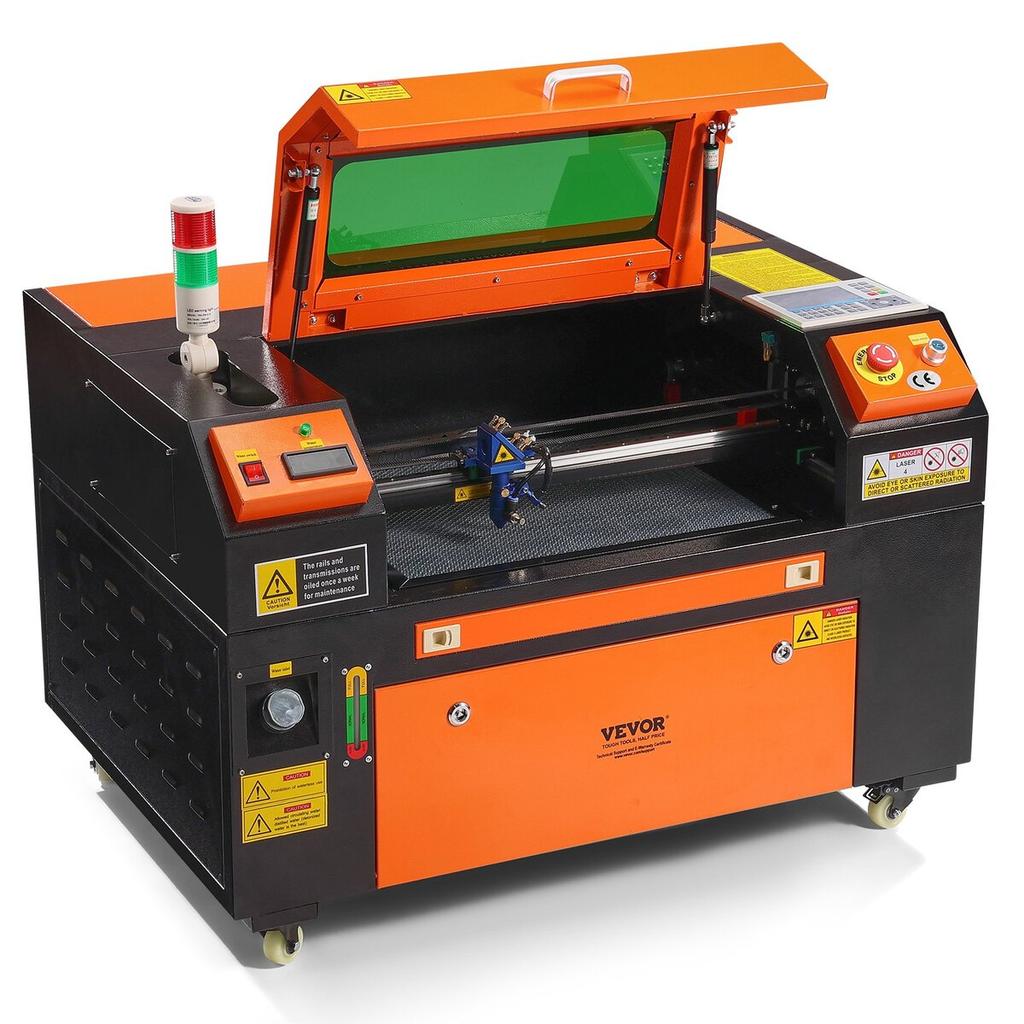 50W CO2 Laser Engraver Engraving Carving Print Machine 300x500 mm Workbed