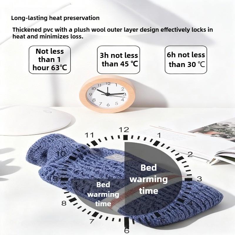 1000/2000Ml Hot Water Bottles Bag Water-filling Hot-water Bag for Female Warm Belly Hands and Feet Keep Warmer Christmas Gift