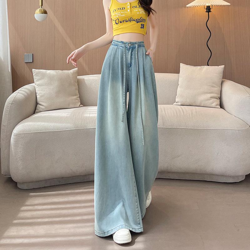 

Women s High-Waisted Retro Flare Wide-Leg Jeans - Spring/Summer Extra Large