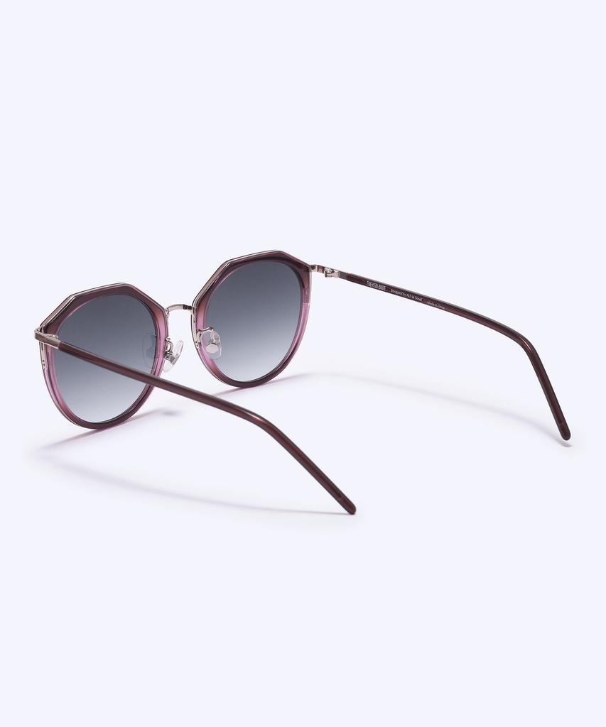 Alloaiweeo [Silverbite] Sbs4601 2324G Margaret Soltex Wine Sunglasses