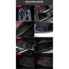 Auovo Anti Dust Door Mats for Chevy Traverse Accessories      2018 Interior  Fit Door Cup Center Console Liners 28pcs/Set (Red,Updated)