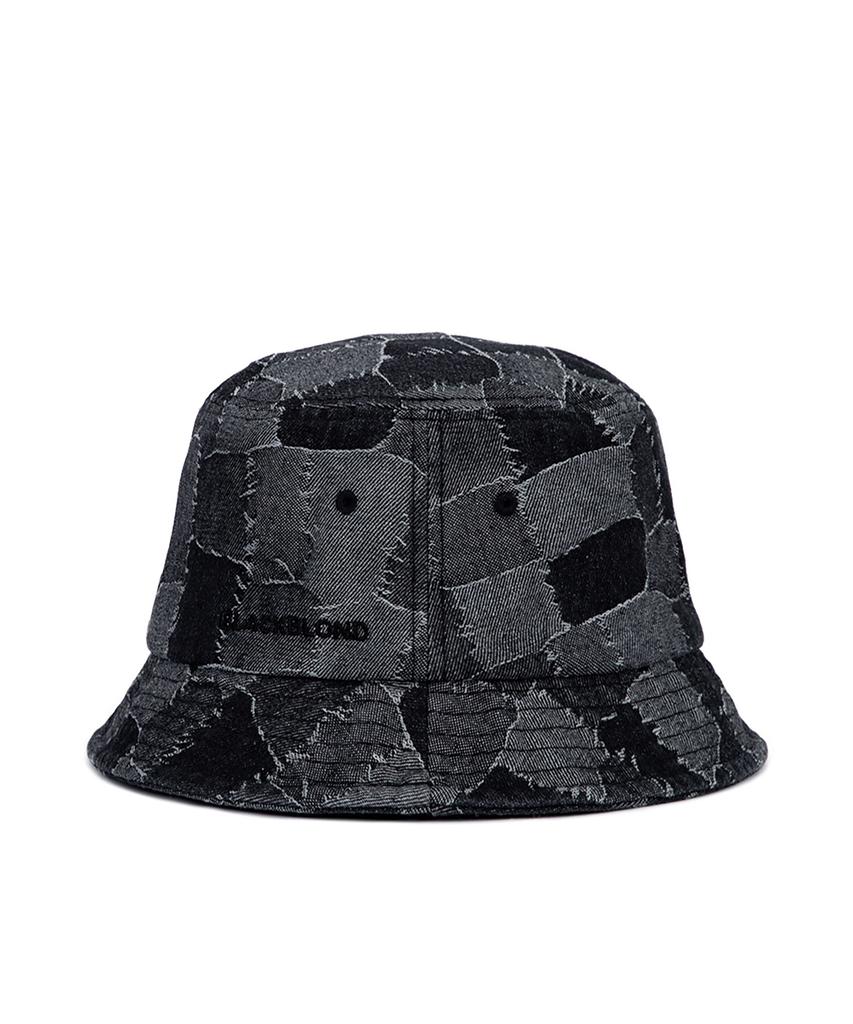 BLACKBLOND Vividi Patchwork Denim Bucket Hat (Black)