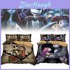 Premium Three Piece Digital Print 3d Comforter Set Soft Microfiber Cartoon Bedding