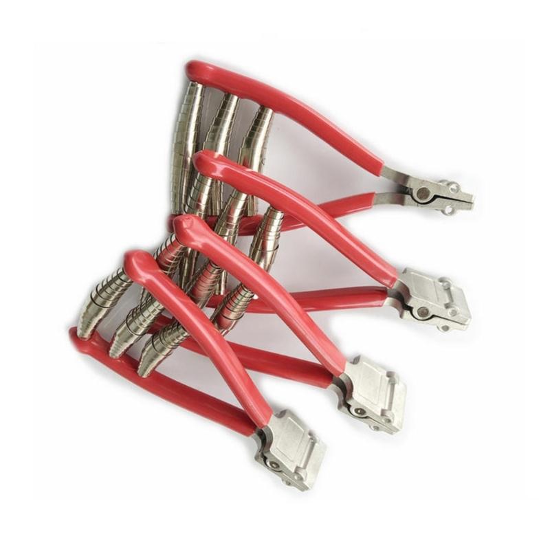 Tennisschläger Startklemme Schläger Besaitungsklemme mit 3 Feder Besaitungsklemme Tennis Badmintonschläger Besaitungswerkzeug