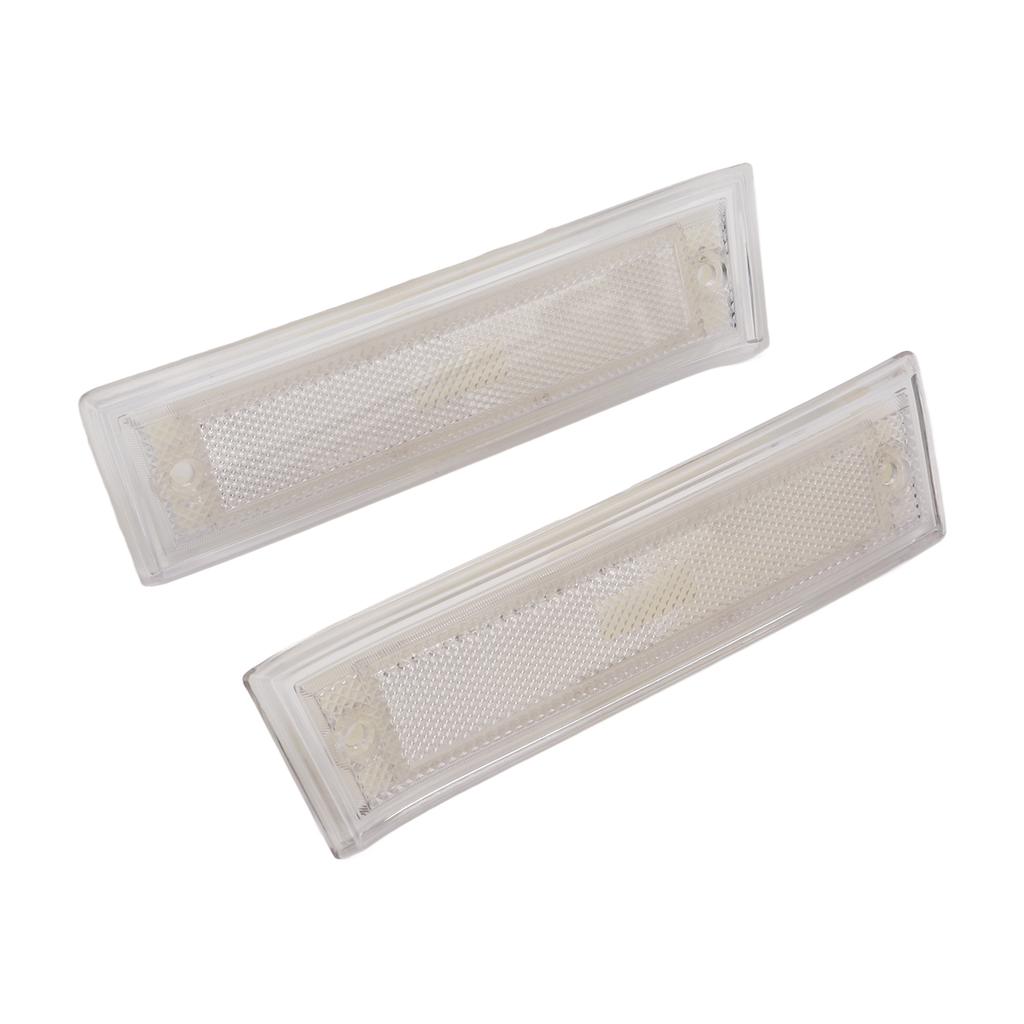 Car Front Bumper Side Marker Light Housing Cover Accessory Replacement for 1981‑1991