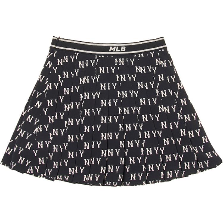 New MLB New York Yankees SS24 Casual Short Skirts Women's Black 3FSKM0144-50BKS