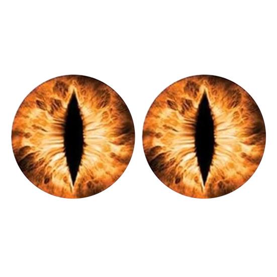 

1 Pair Beast Eyes Headlight Decals Realistic Eye Stickers Weatherproof UV-Resistant Vinyl Easy Application Unique Accent for Trucks & Off-Road золотистый