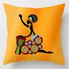 African Life African Women Abstract Painting Decoration Cushion Cover Home Decoration Pillowcase Exotic Pillowcase