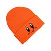 1pcs New Autumn Winter Bonnets Beanie Hats Cute Smiley Face Big Eyes Embroidered Knitted Hats Unisex Warm Knit Hats Five Colors