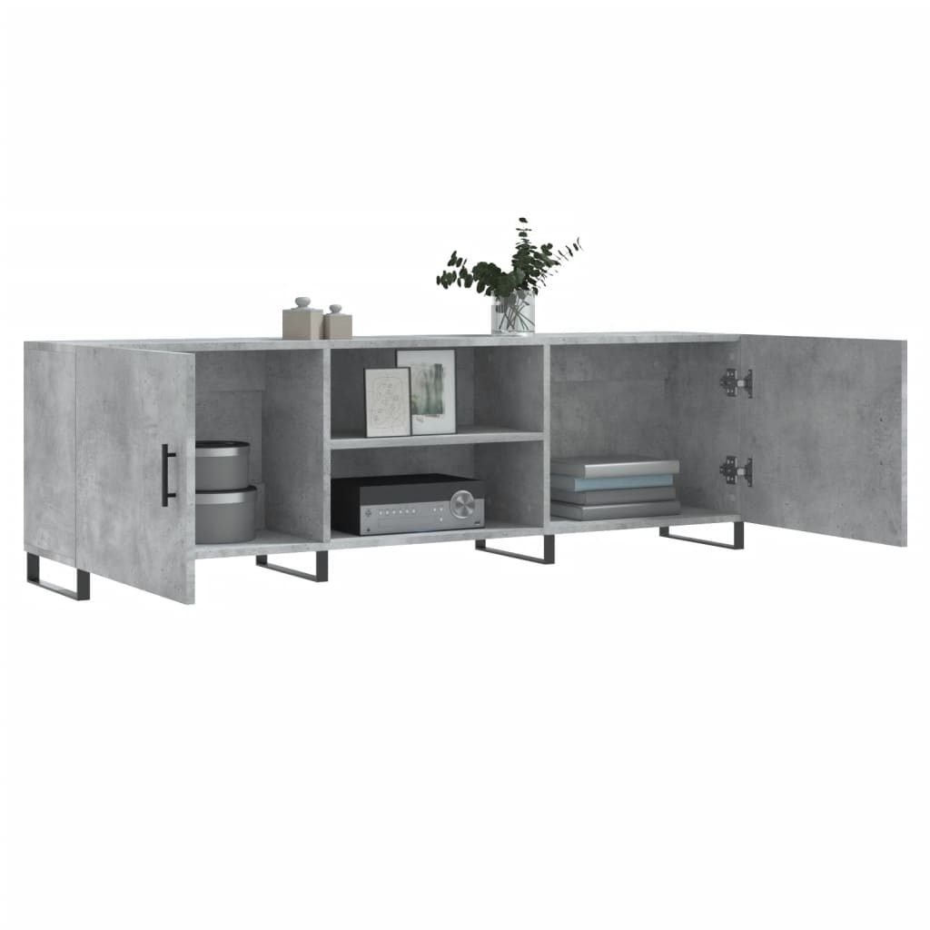 Szafka Pod Tv, Szarość Betonu, 150X30X50 Cm