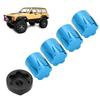 4pcs RC Car Wheel   Center   M4 Nut Fit for    4/SCX10 90046 D90 1/10 1/8 RC Car
