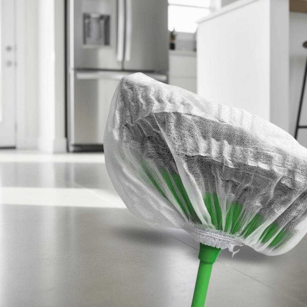 50Pcs/100Pcs Portable Electrostatic Dust Paper Non-woven Fabric Broom Dust Cover Home Cleaning