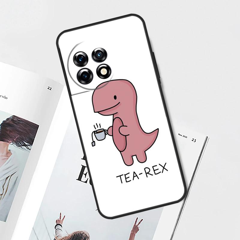 Cute Dino Case For OnePlus Nord 5 CE 2 3 4 Lite N20 N30 OnePlus 13T 13R 12R 9 10 Pro 11 12 13 15 Cover