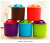 Creative candy-colored porous toothpaste, toothbrush holder Desktop Multifunction pen holder Shelves
