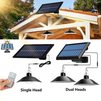Solar Chandelier Outdoor Decor Motion Sensor Waterproof LED Powered Lamp Pendant Night Light Camping Yard Garden Hanging Lights