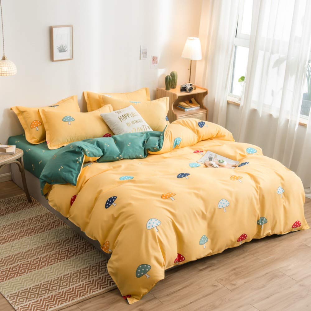 Polka Dots Duvet Cover Cute Kawaii Polka Dots Bedding Set Black and White Comforter Cover for Boys Girls Children Teens Bedroom Decor Minima