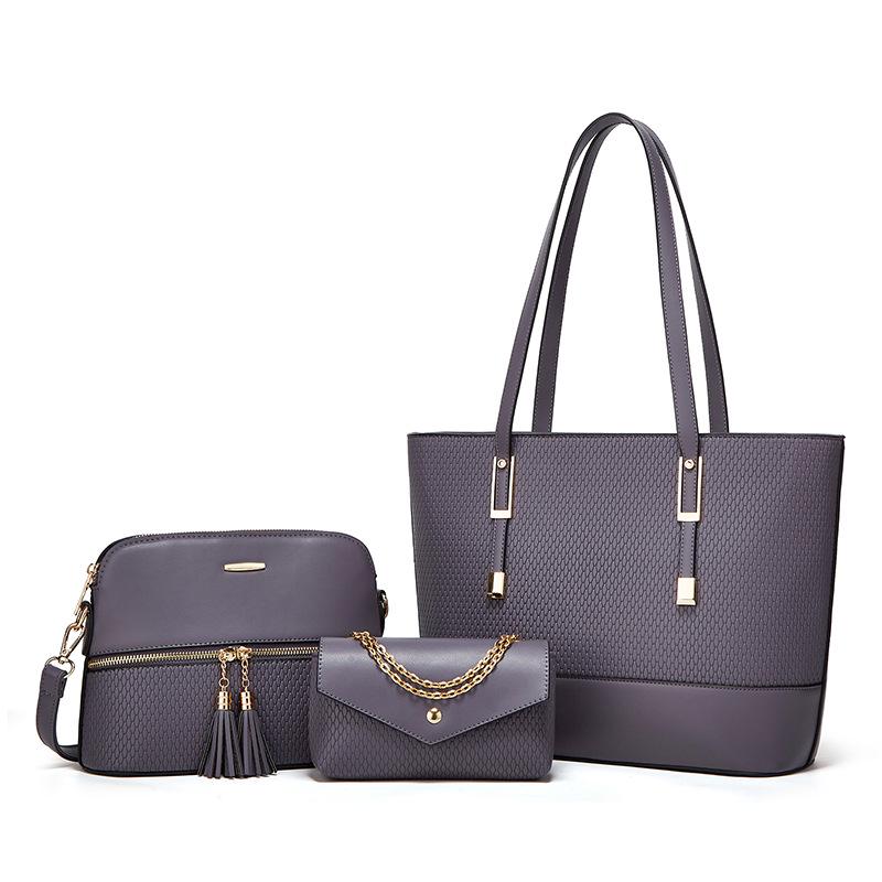 2024 European & American Multifunctional Tote: Mother-Child Large, Medium, & Small Capacity Handbag