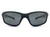 FLEXIBLE NOSE PAD POLARIZED SUNGLASS Nose Pad Polarized Matte BLACK Polarized SMOKE [Design Eyewear] (Flexible Sunglasses) ×