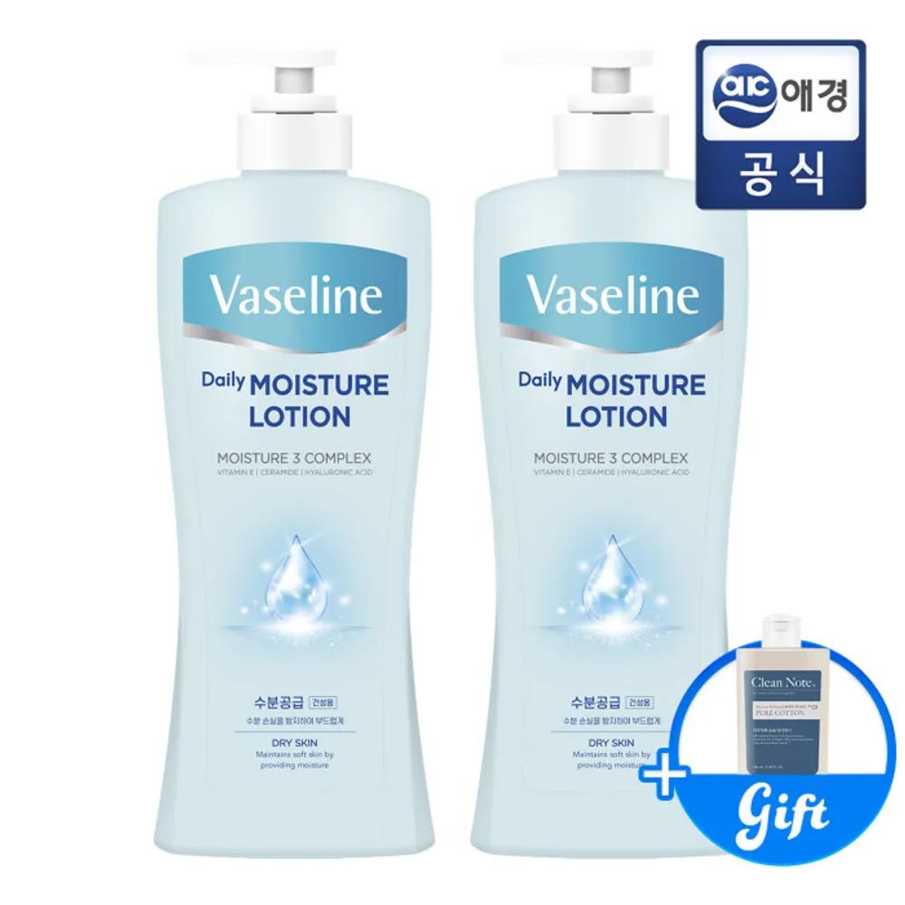 

Vaseline Daily Moisture Refreshing Lotion 450ml x 2 (+Clean Note Body Wash 180ml)