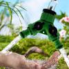 Splitter Connect Green Coupler G3/4 Female Thread Plastic Garden Hose Fitting With Tap Shut Off For Gardening Flower Beds Lawns Vegetables Car Washing
