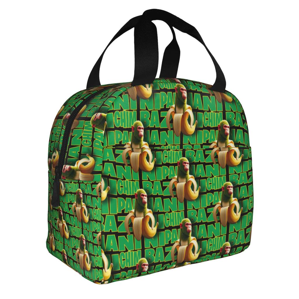 TUNG TUNG TUNG SAHUR FUNK Italian Brainrot Lunch Bag Women Funny Meme Thermal Cooler Insulated Lunch Box for School