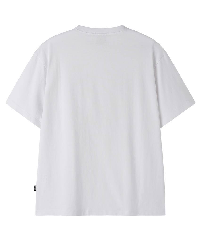 Opeunyadeu(Owai) American Heart Print Tee - White