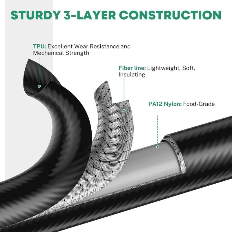 High Pressure CO2 Transfer Hose Food Grade Materials Aluminum Alloy Sodas Machine Adapter Connector