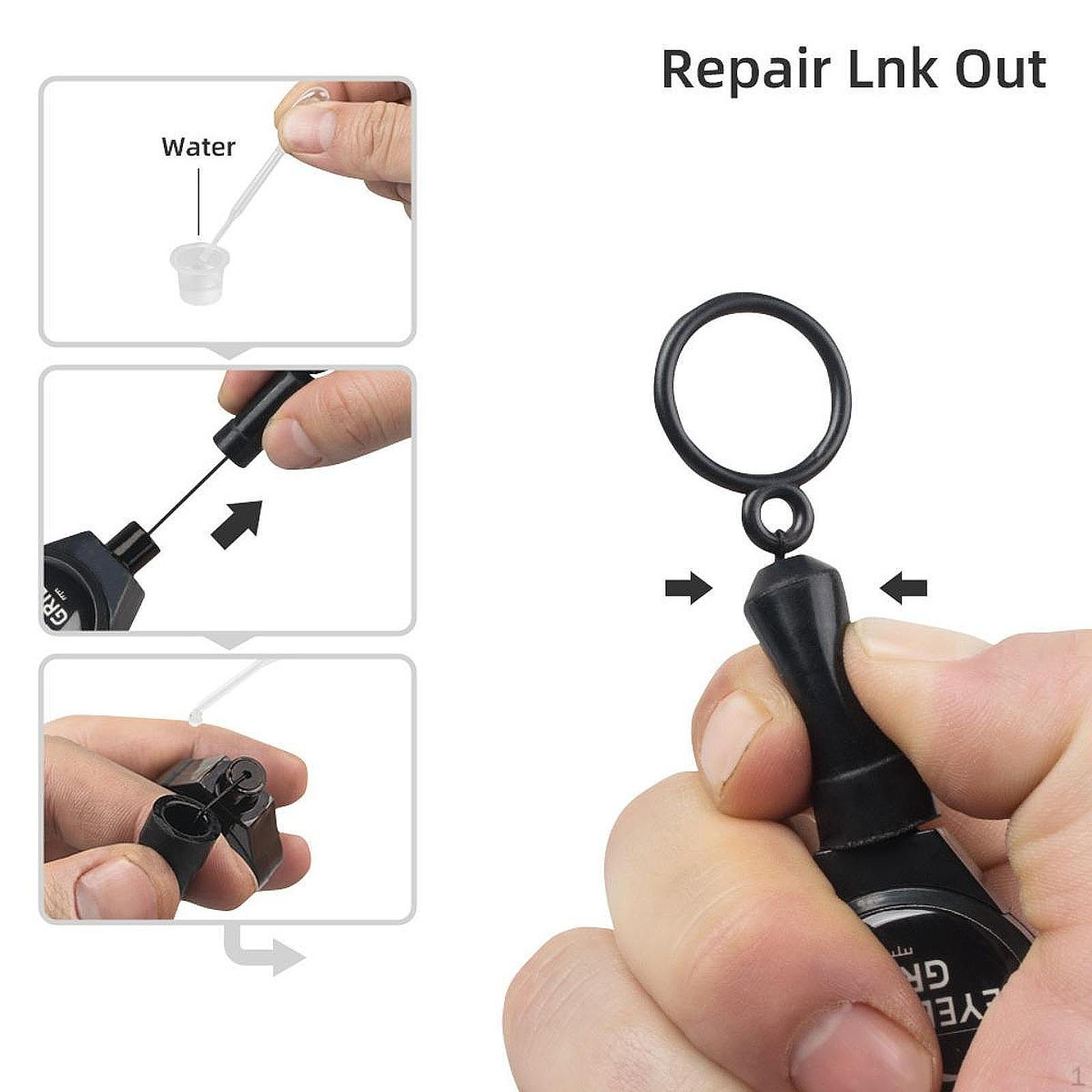 

Картирование бровей Струна Маркер для бровей Нитка Линия Измерительный инструмент Формирование Микроблейдинг Карта Косметика чёрный