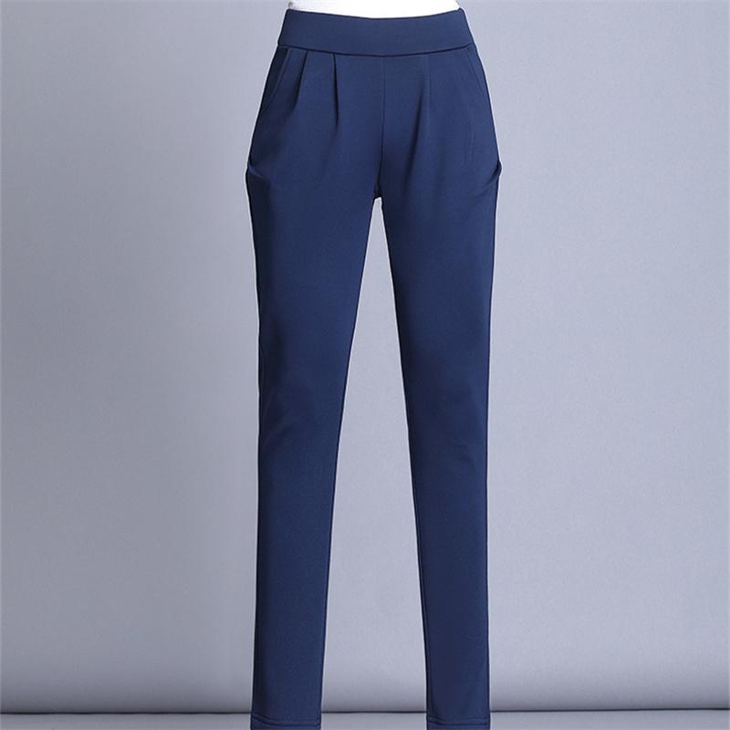 2022 Autumn Winter Thicken Warm High Waisted Harem Pencil Pants Casual Fashion Harajuku Pants Slim Pants Women's Straight Pants