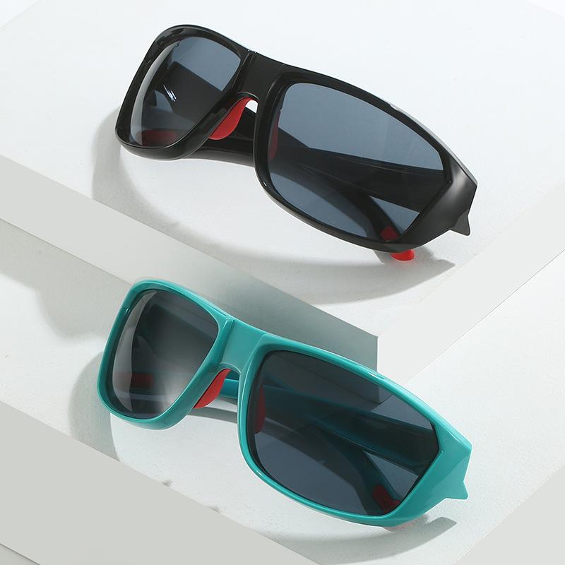 Cycling Sunglasses, Trendy Contrasting Sports Glasses, Versatile And Simple Color Matching Sunglasses
