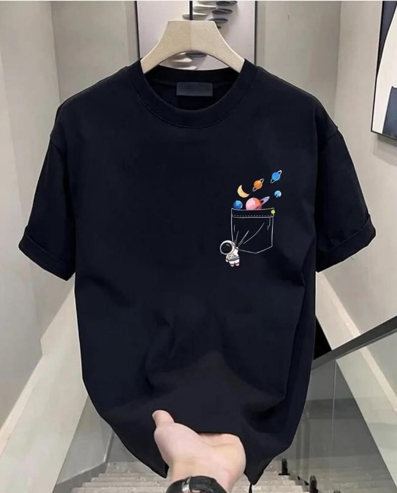 Gothic Creative Anime Pattern Printed Oversized Round-neck T-shirt High Street Fashion Trend Punk Couple Loose Short Sleeved