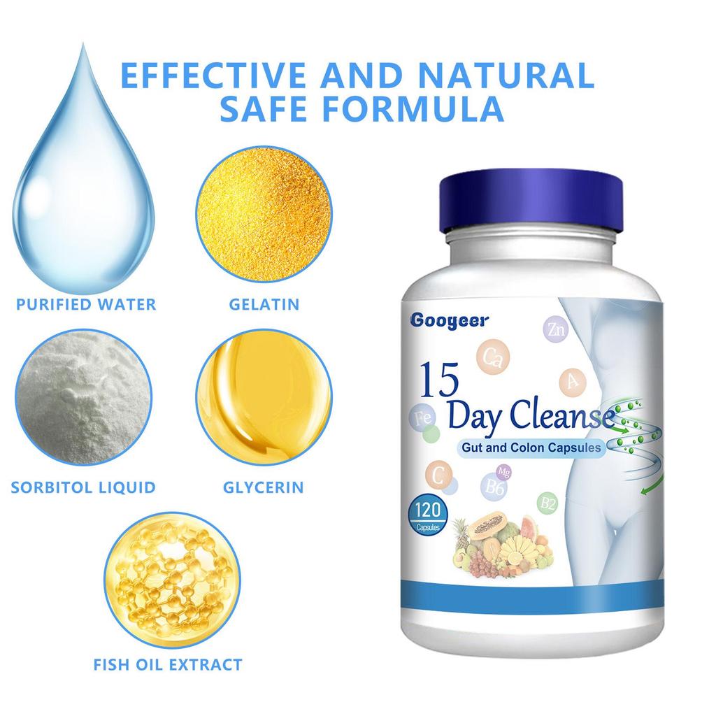 Googeer Kapsułki do Oczyszczania Jelit