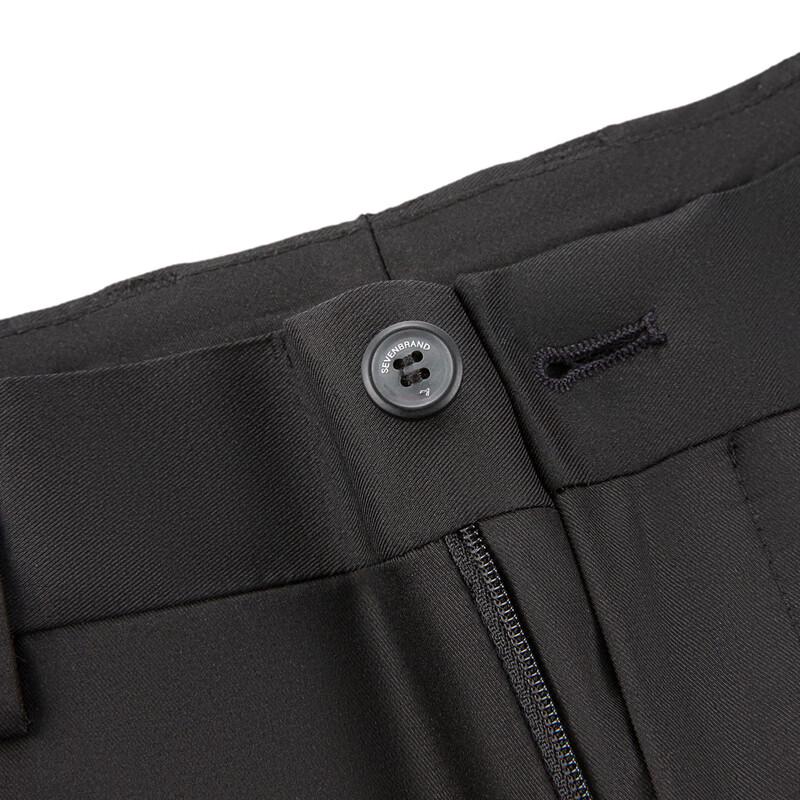 Septwolves Men's Rhino Pleat Cool-Touch Blend Business Casual Trousers