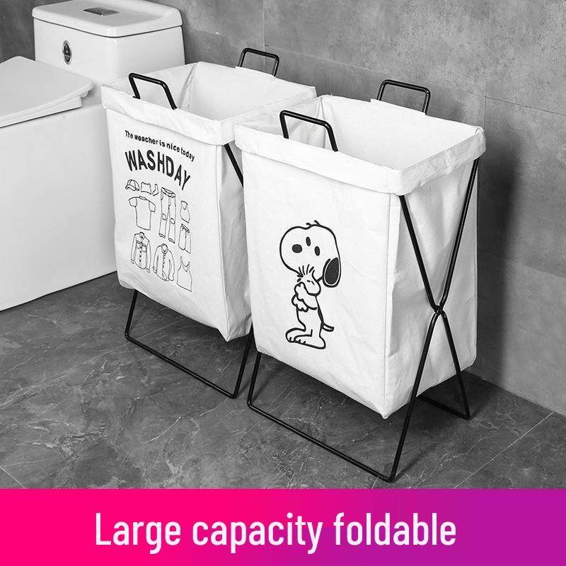 Large Waterproof Japanese-Style Foldable Fabric Laundry Hamper