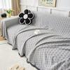 1PC Cotton Blend Woven Sofa Cover for Loveseat Recliner Sofa Bed Washable Thick Breathable Fabric Living Room Bedroom