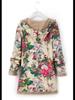 2023 Winter Women's Printed Hooded Sweatshirt with Warm Plush Lining