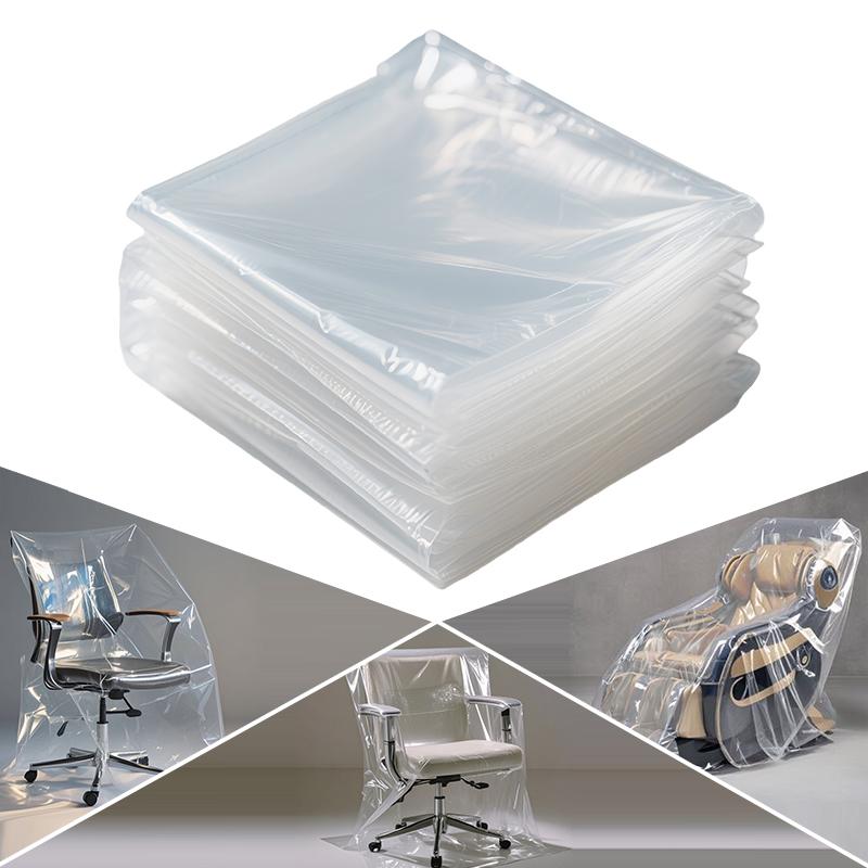 Transparent Elastic PE Waterproof Massage Chair Cover Dustproof Anti Scratch Furniture Protector