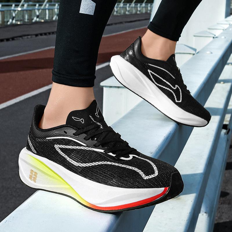 Feidian 5C Professional Marathon Running Shoes Men and Women Refund Carbon Plate Racing Older Children's Running Shoes Shock-absorbing Sports Shoes